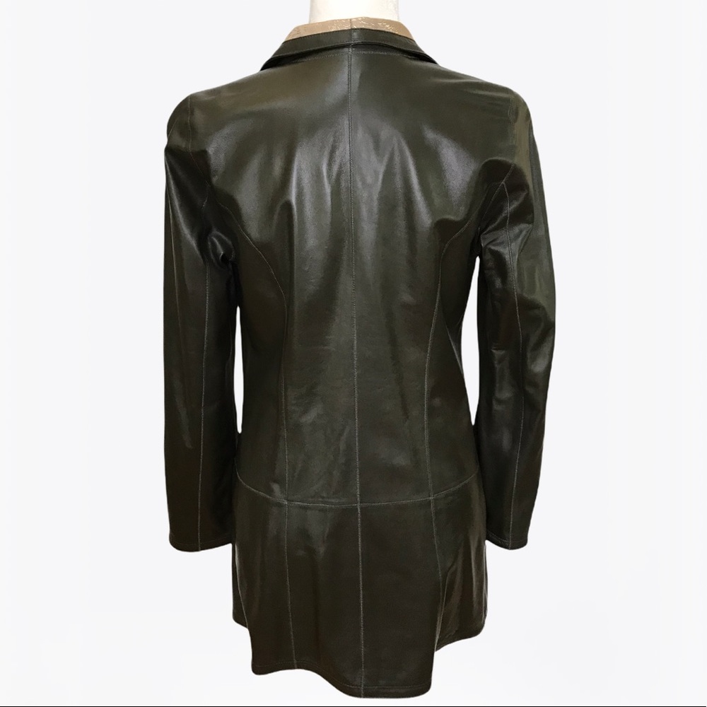 Overland Rebecca Lambskin Leather Jacket -XS/S - Picture 7 of 17